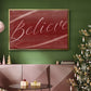 Believe - Framed Gallery Wrapped Canvas in Floating Frame