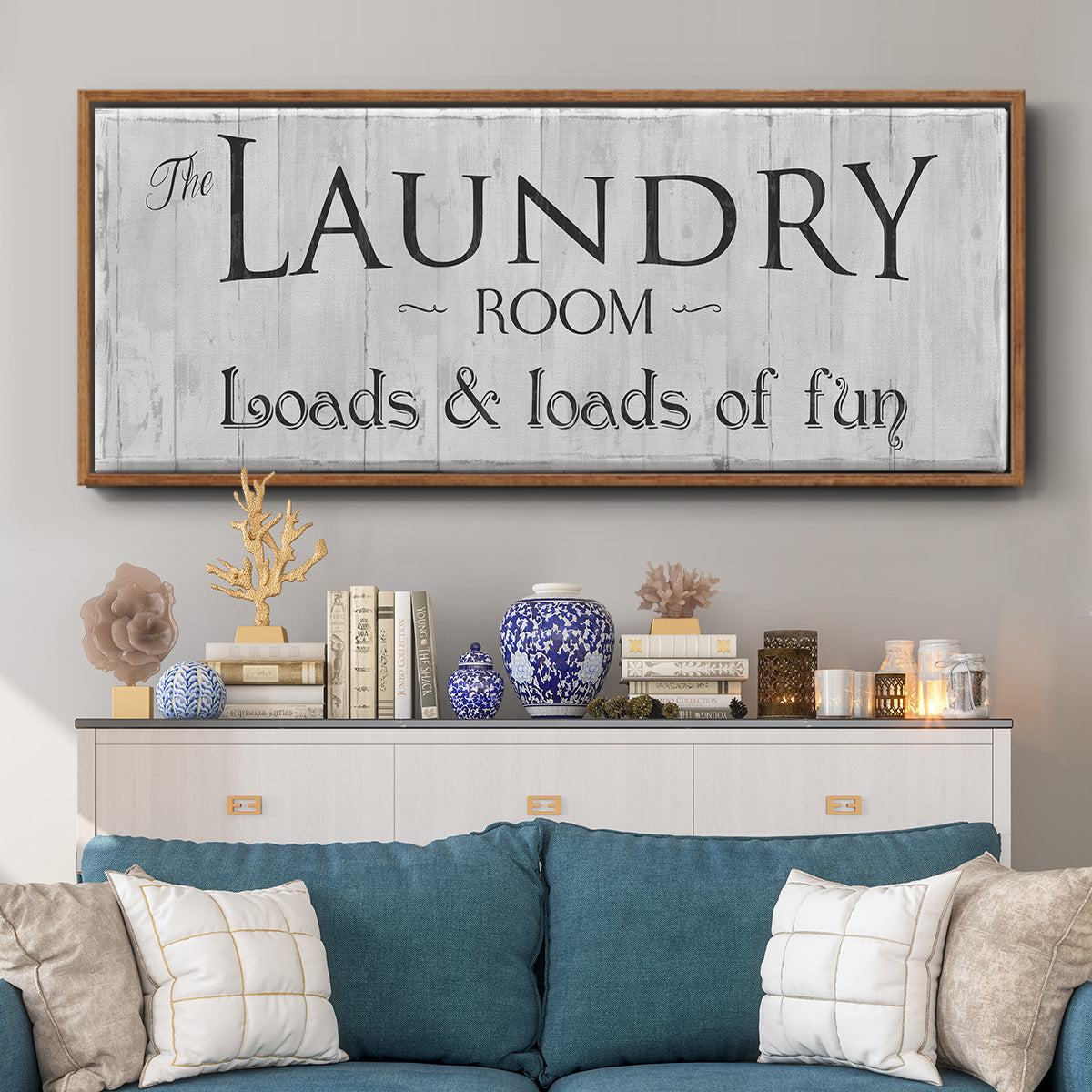 Loads of Fun - Floater Framed Canvas Print