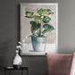 Potted Houseplant II - Modern Framed Canvas Print