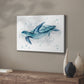 Blue Turtle II - Canvas Art Print