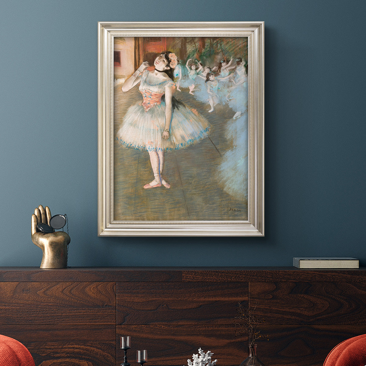 The Star - Ornate Framed Canvas Print