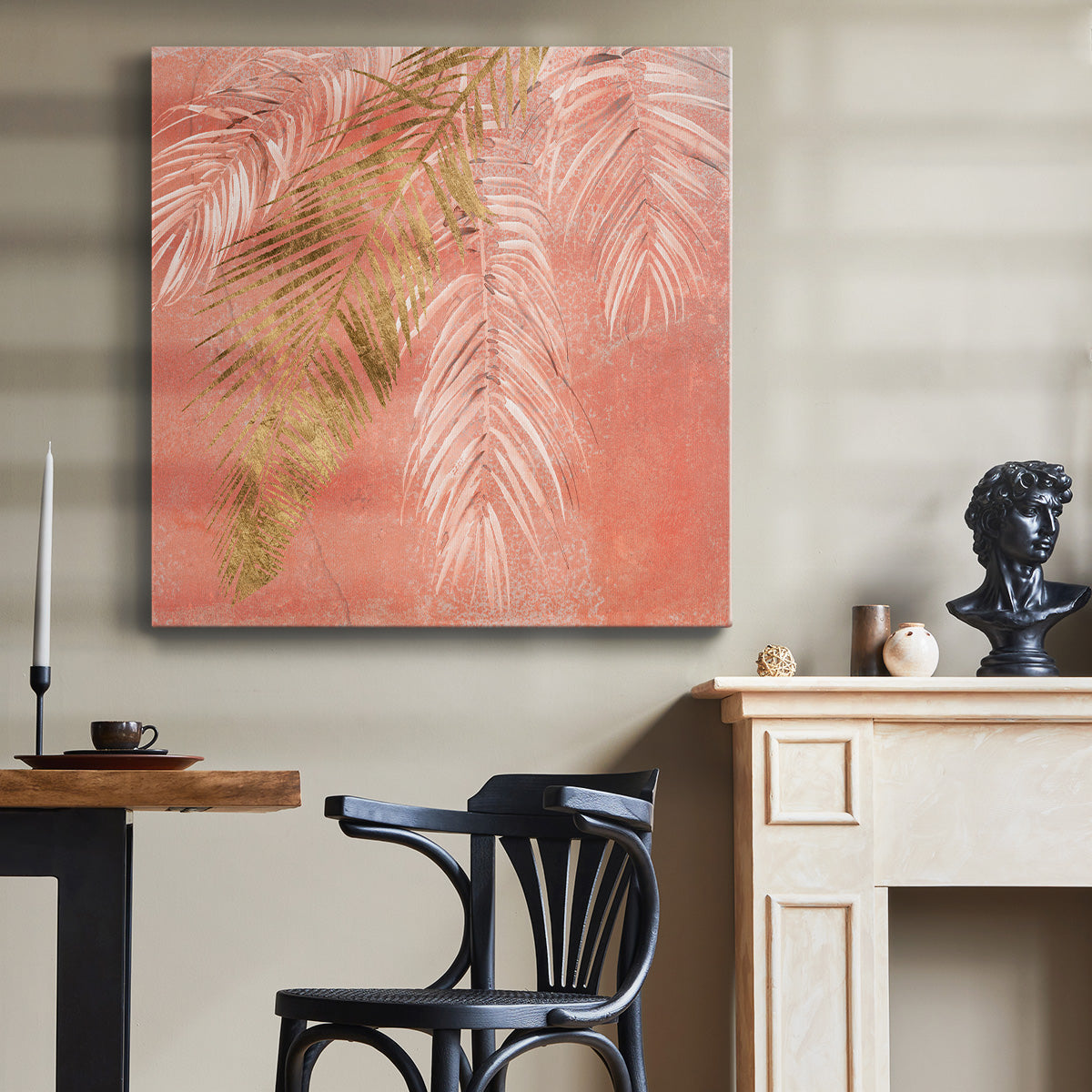 Golden Palms I - Canvas Art Print
