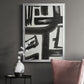 Inkwell Intersect II - Modern Framed Canvas Print