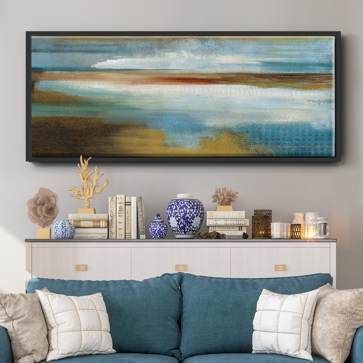 Strawberry Fields - Floater Framed Canvas Print