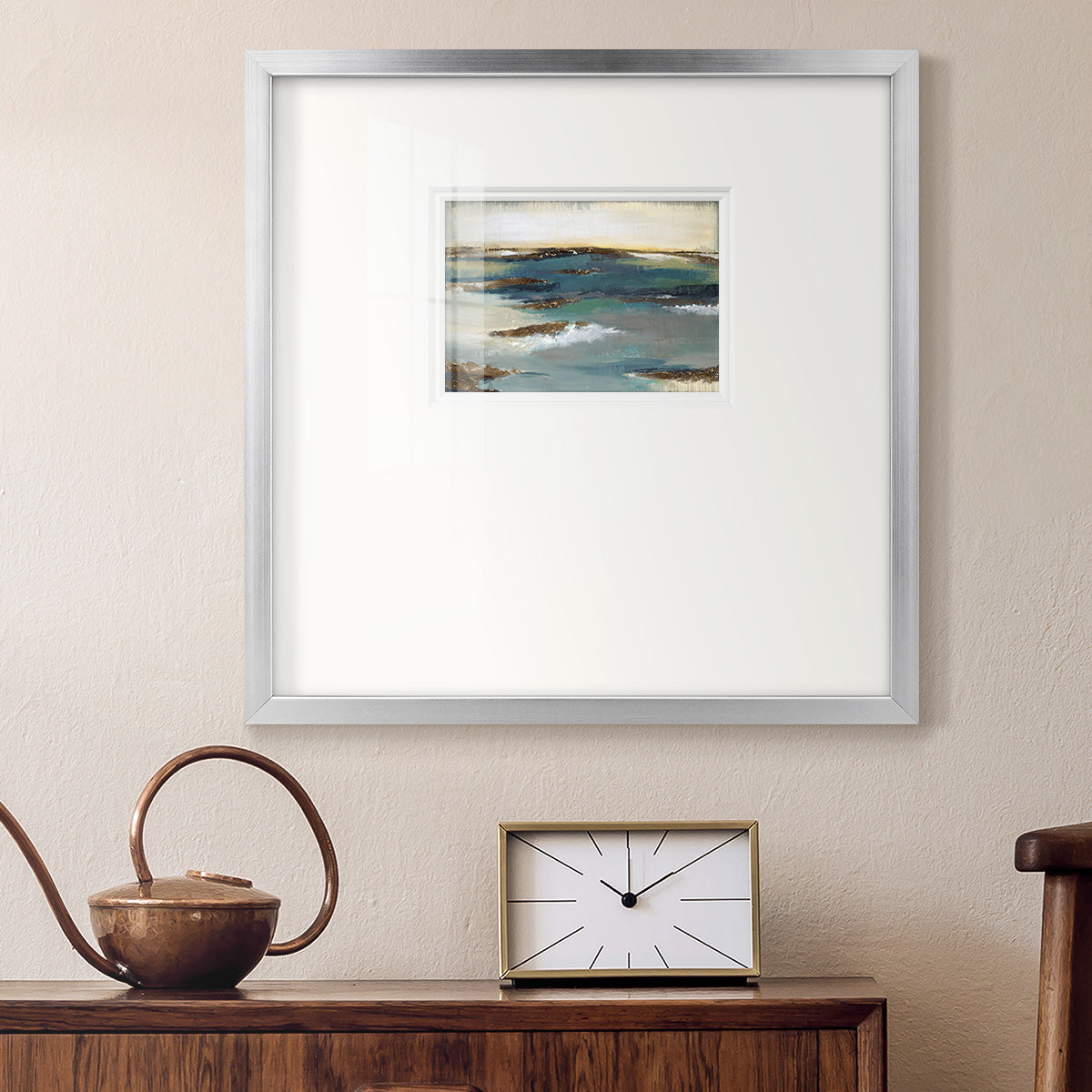 Coastal Bluffs Premium Framed Print Double Matboard