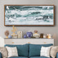 Misty Waves II - Floater Framed Canvas Print