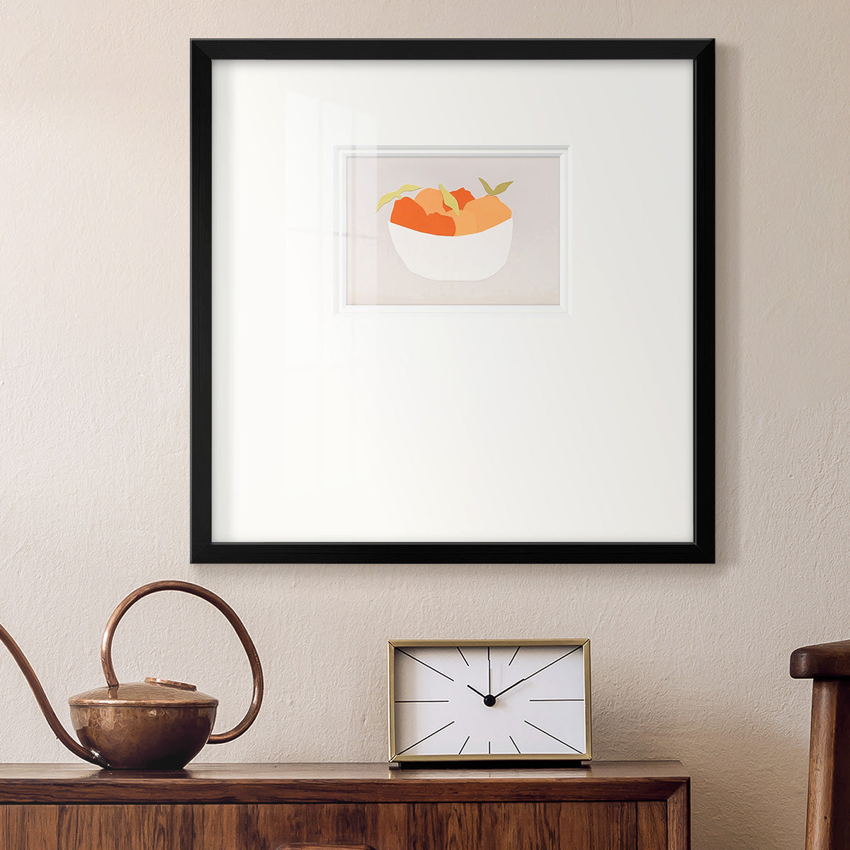 Sumo Citrus II Premium Framed Print Double Matboard