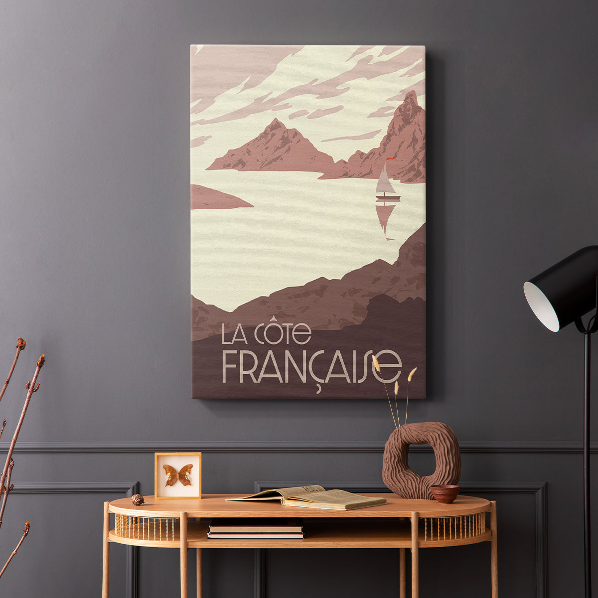 French Coast II - Canvas Art Print