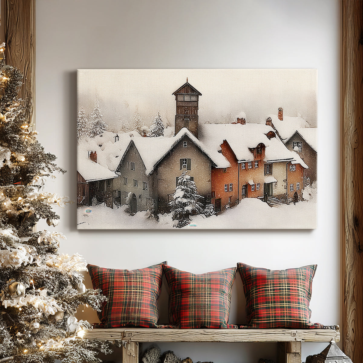 Twilight of Gilded Night - Canvas Art Print