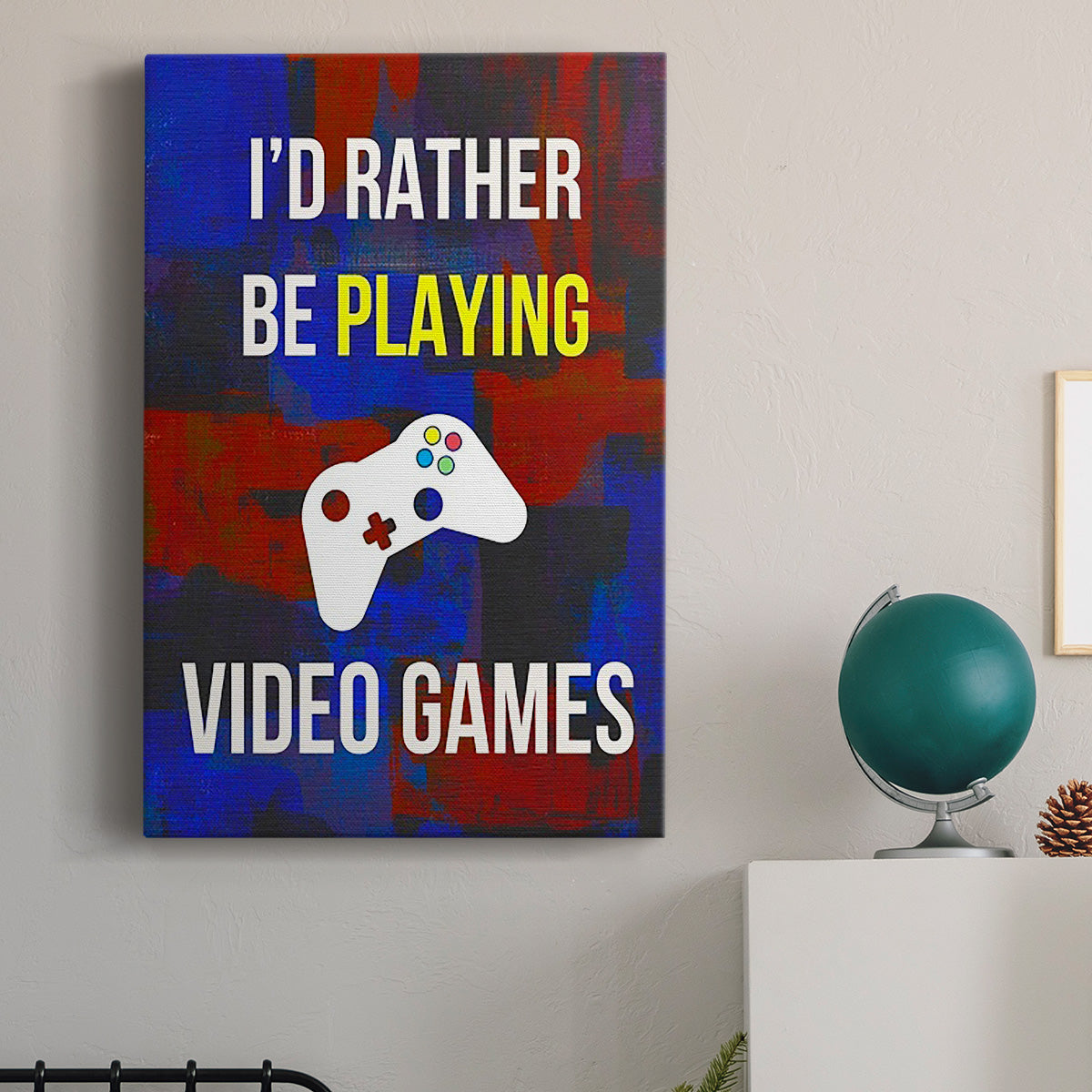 Gamer at Play III - Canvas Art Print