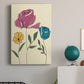 Colored Floral II - Canvas Art Print