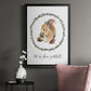 Harvest Home Squirrel - Modern Framed Canvas Print
