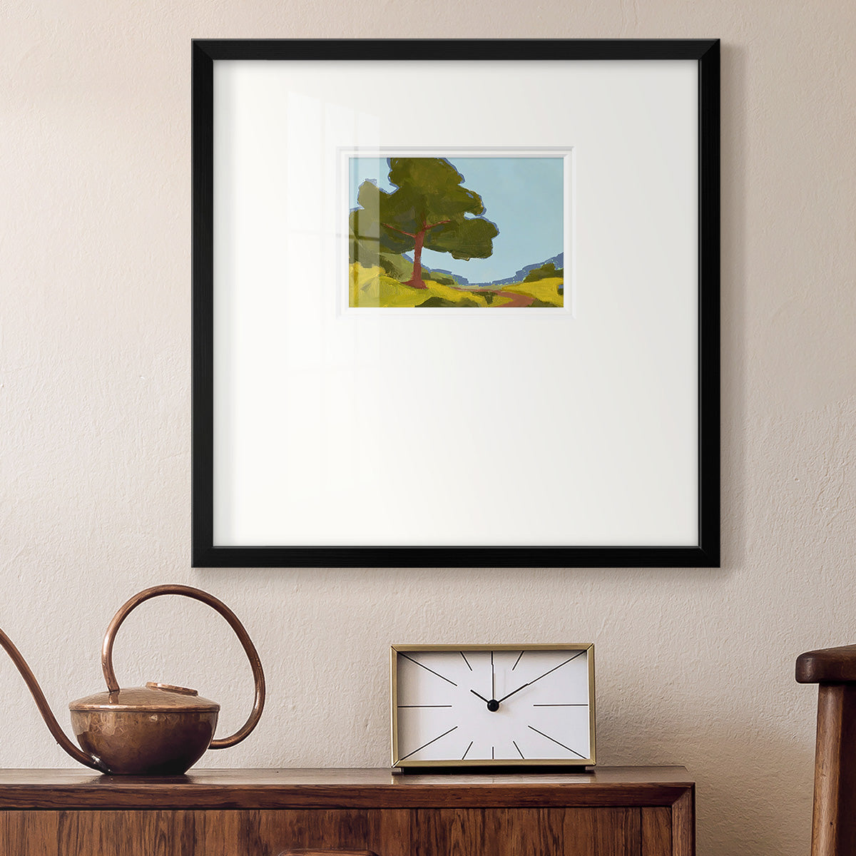 Bright Park II Premium Framed Print Double Matboard