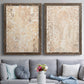 Walnut Damask III - Premium Framed Canvas 2 Piece Set - Ready to Hang