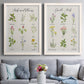 Herbs and Flowers - Premium Framed Canvas 2 Piece Set - Ready to Hang