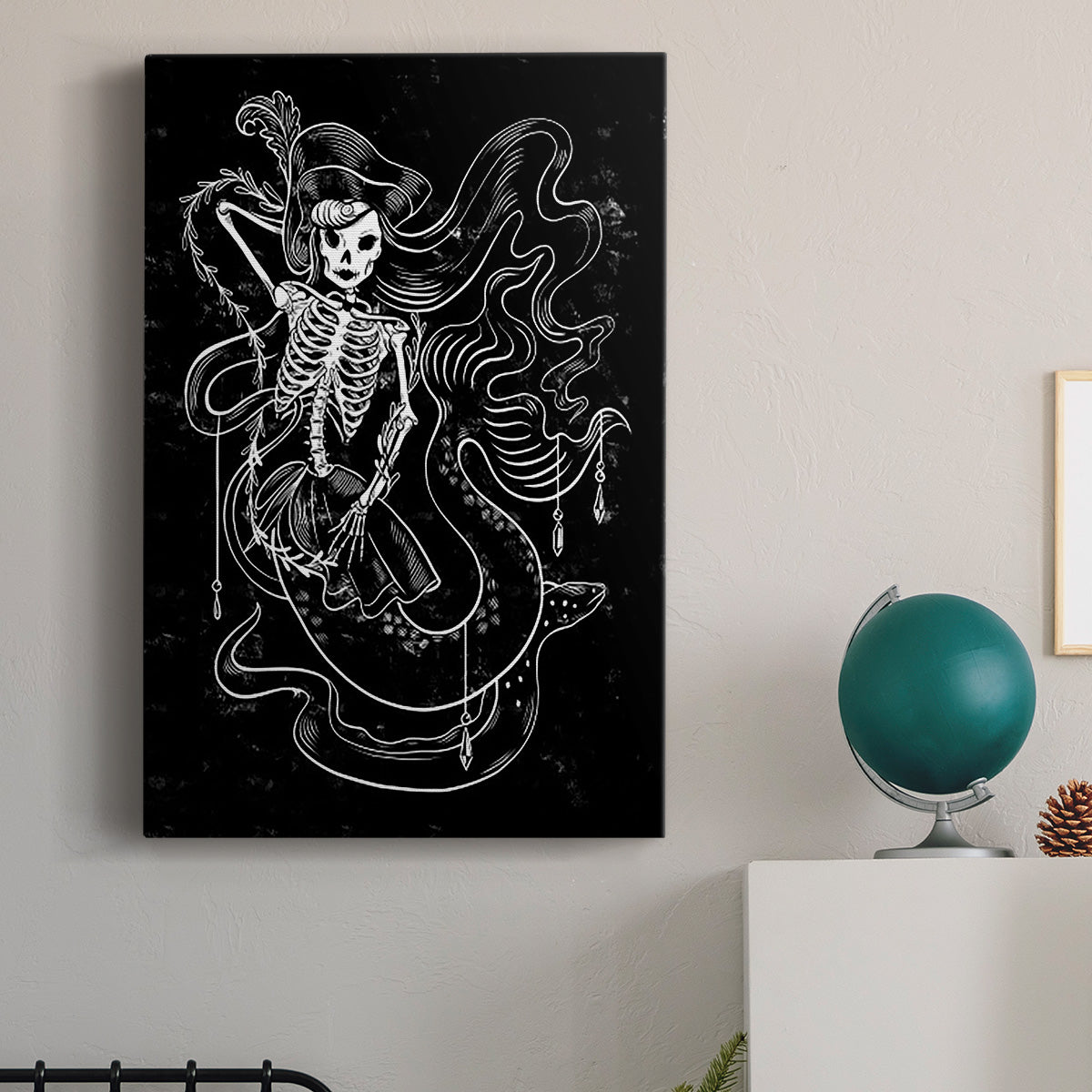 Pirate Mermaids II Premium Gallery Wrapped Canvas - Ready to Hang