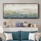 Color Block Horizon - Floater Framed Canvas Print