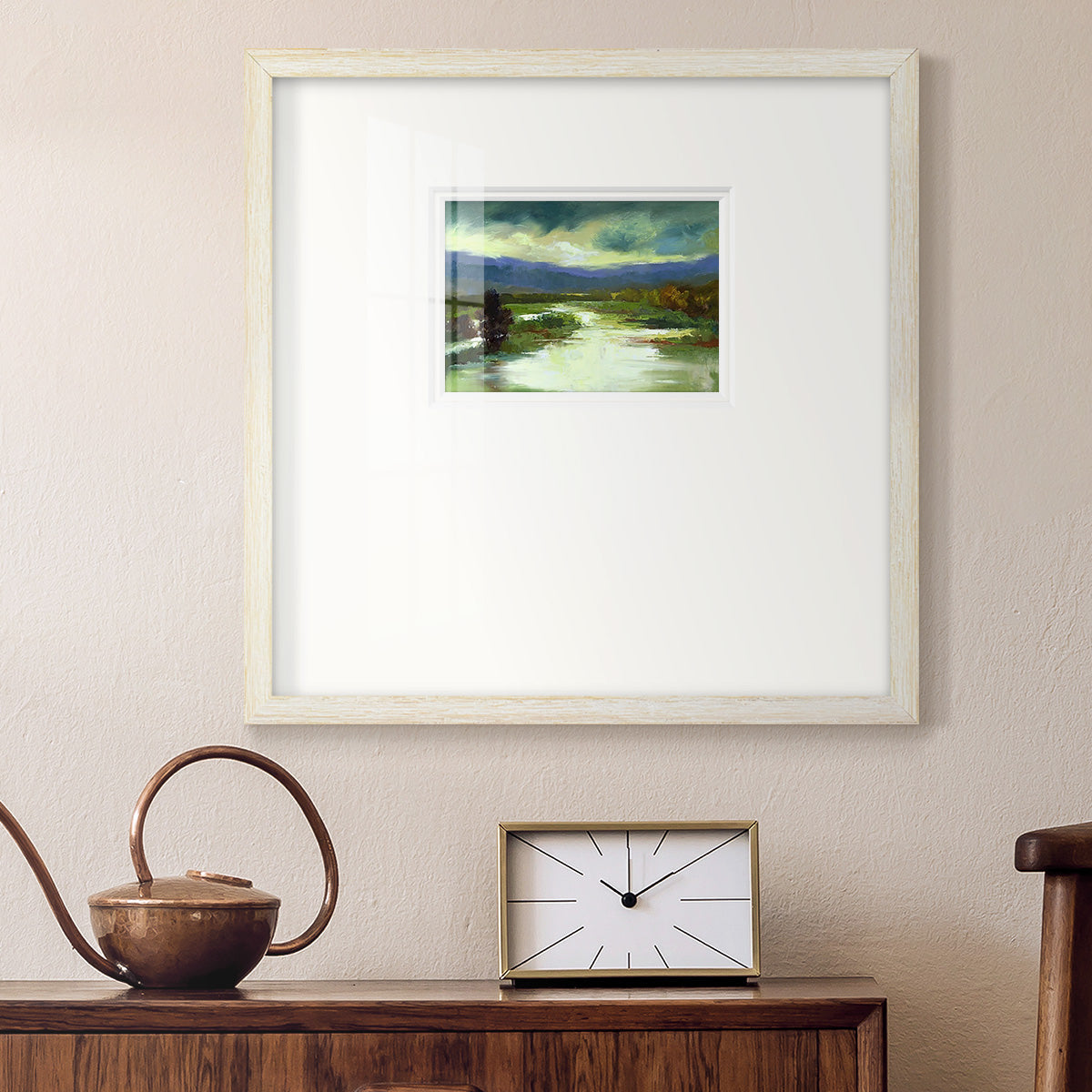 Mountain Meadow Premium Framed Print Double Matboard