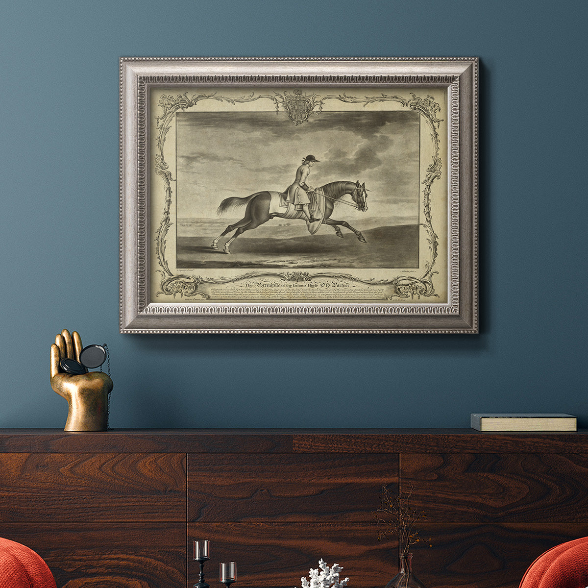 Distinguished Horses I Premium Framed Canvas- Ready to Hang