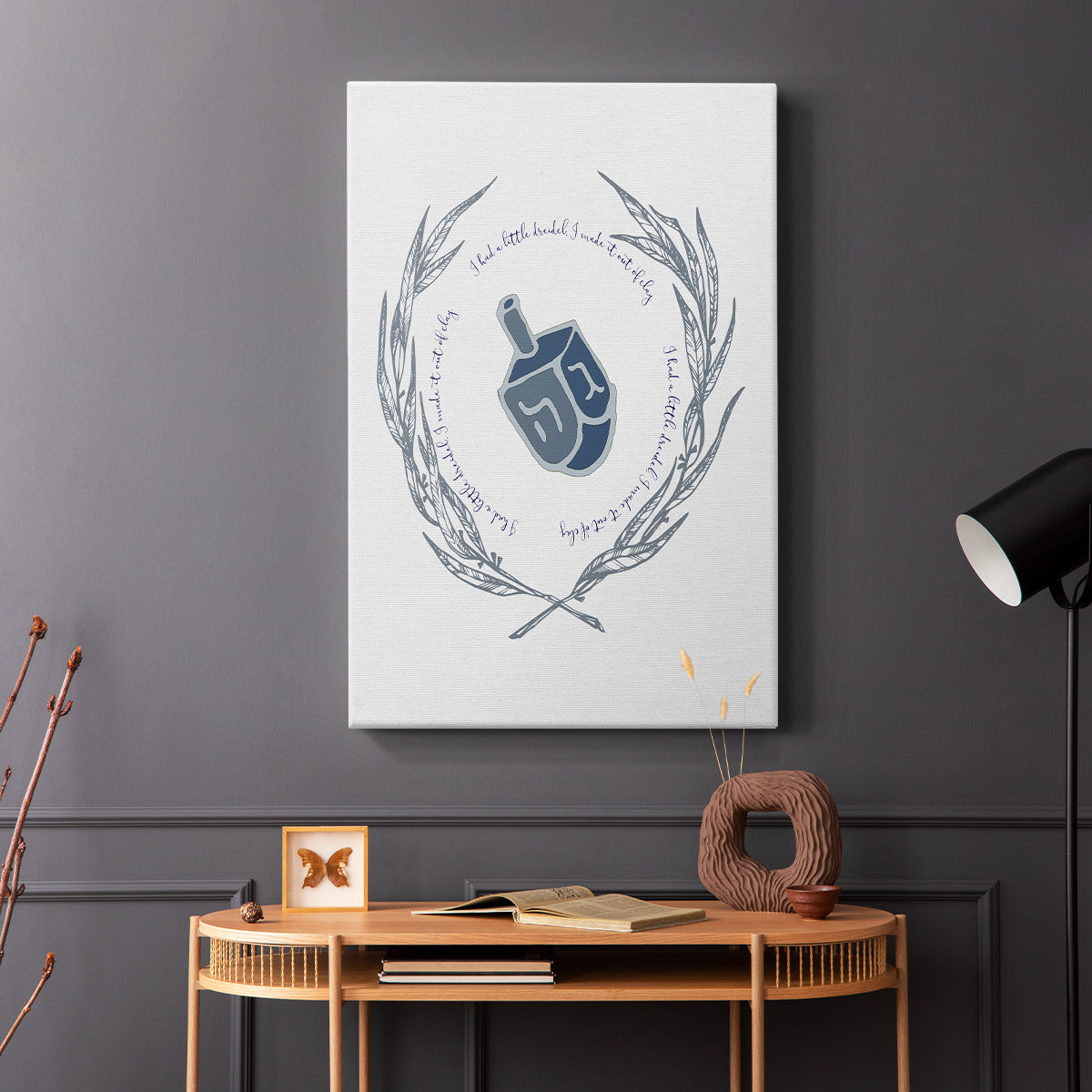 Hanukkah Dreidel - Canvas Art Print