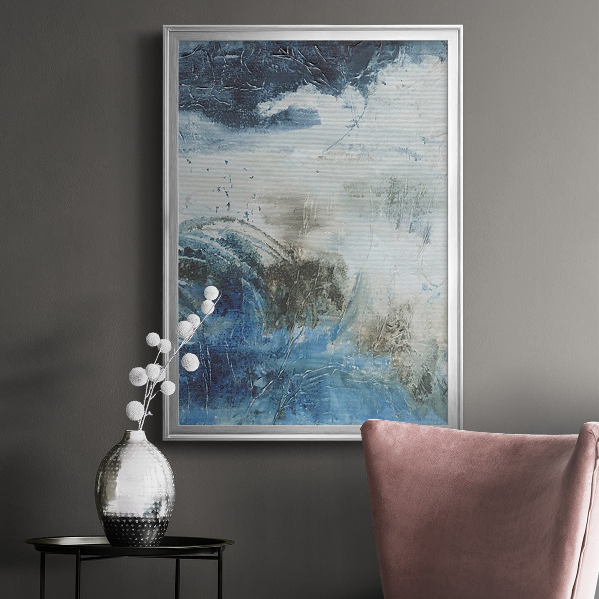 Coastal Seas I - Modern Framed Canvas Print