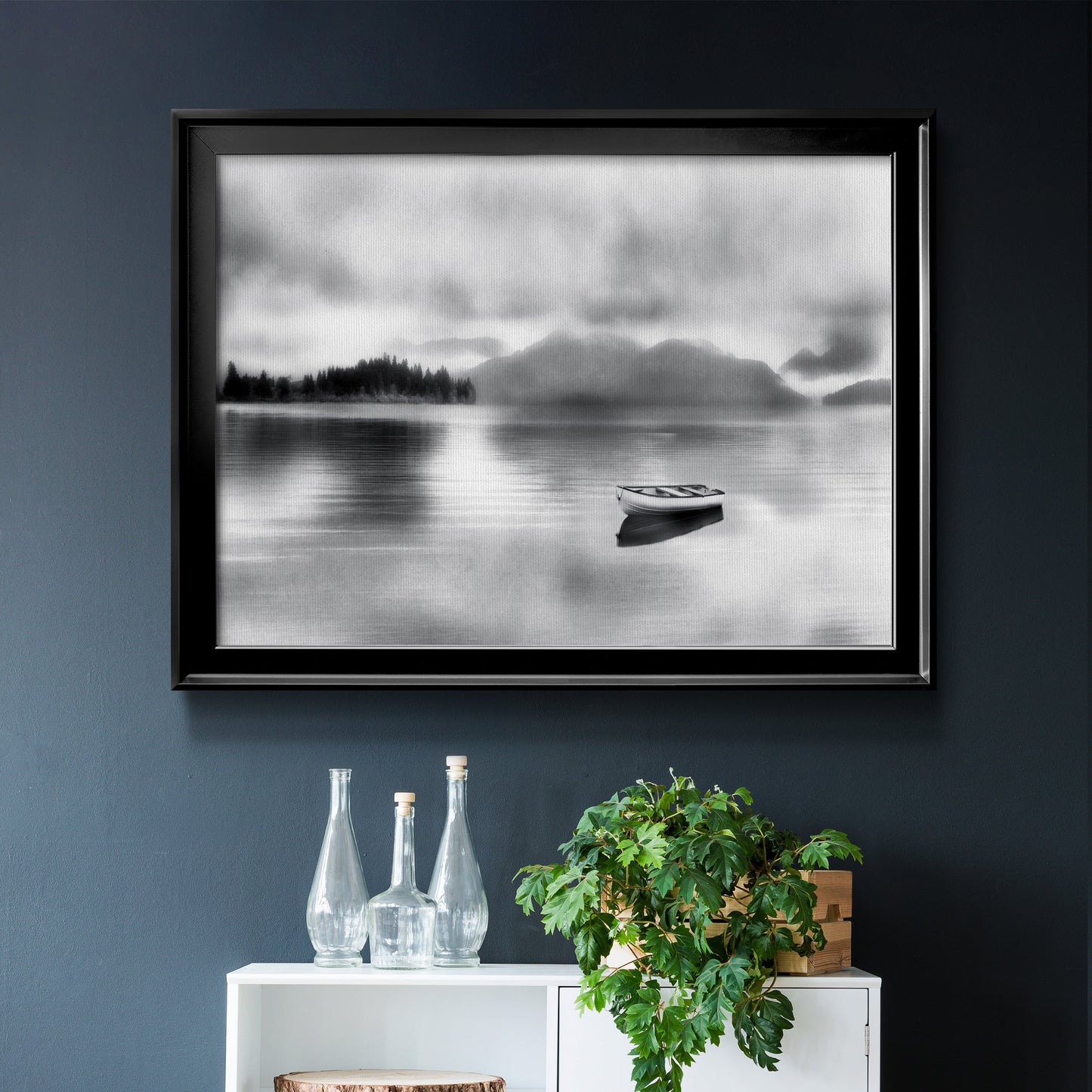 Mystic Moment - Modern Framed Canvas Print