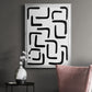 Shuffle III - Modern Framed Canvas Print