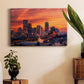 Boston Skyline at Sunset Premium Gallery Wrapped Canvas - Ready to Hang