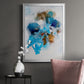 Misty Blue I - Modern Framed Canvas Print