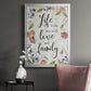 Life is the Best - Modern Framed Canvas Print