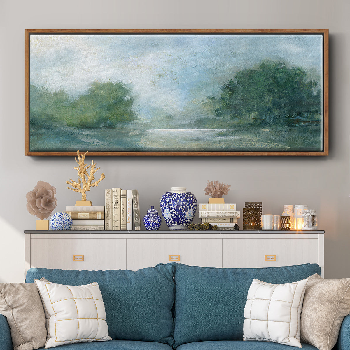 Summer Afternoon - Floater Framed Canvas Print