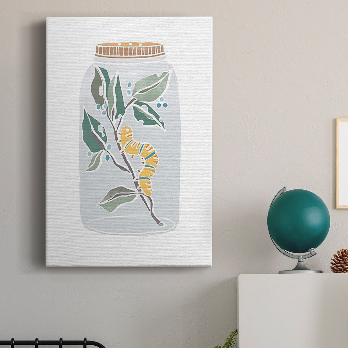 Nature Jar I Premium Gallery Wrapped Canvas - Ready to Hang