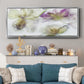 Frozen Floral IV - Floater Framed Canvas Print