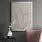 Neutral Lines II - Modern Framed Canvas Print