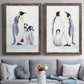 Emperor Penguins I - Premium Framed Canvas 2 Piece Set - Ready to Hang