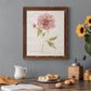 Soft Peony - Premium Canvas Framed in Barnwood - Ready to Hang