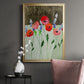 Poppy Party - Modern Framed Canvas Print