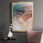 Red Ochre Abstract III - Modern Framed Canvas Print