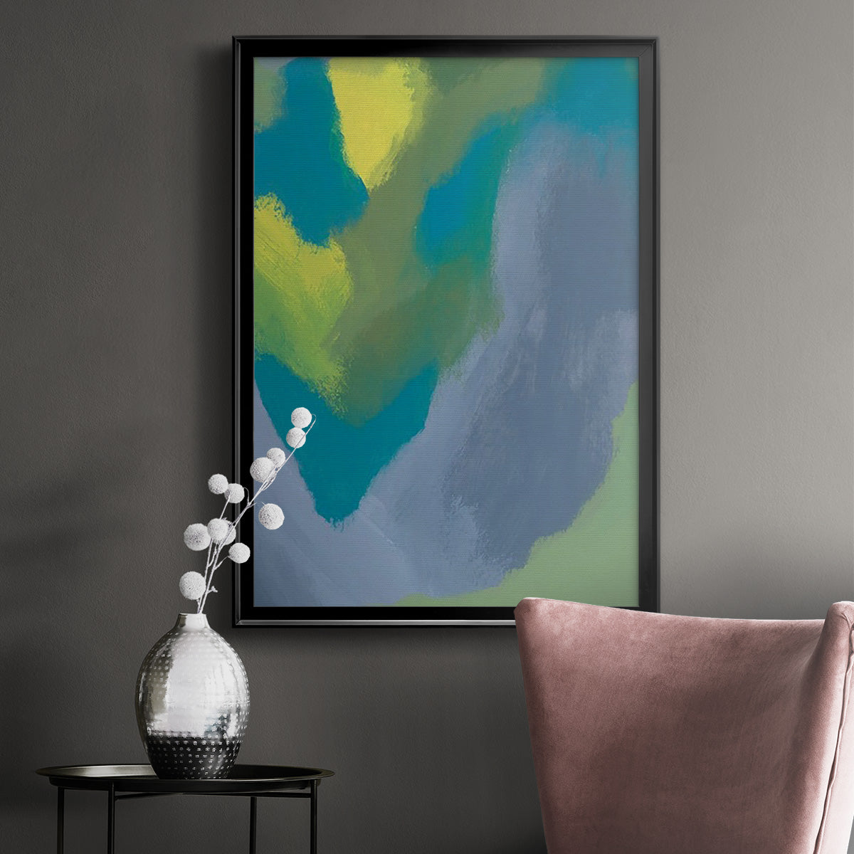 Lost in Memories II - Modern Framed Canvas Print