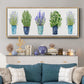 Herbs In A Row - Floater Framed Canvas Print