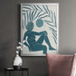 Moon Gazer I - Modern Framed Canvas Print