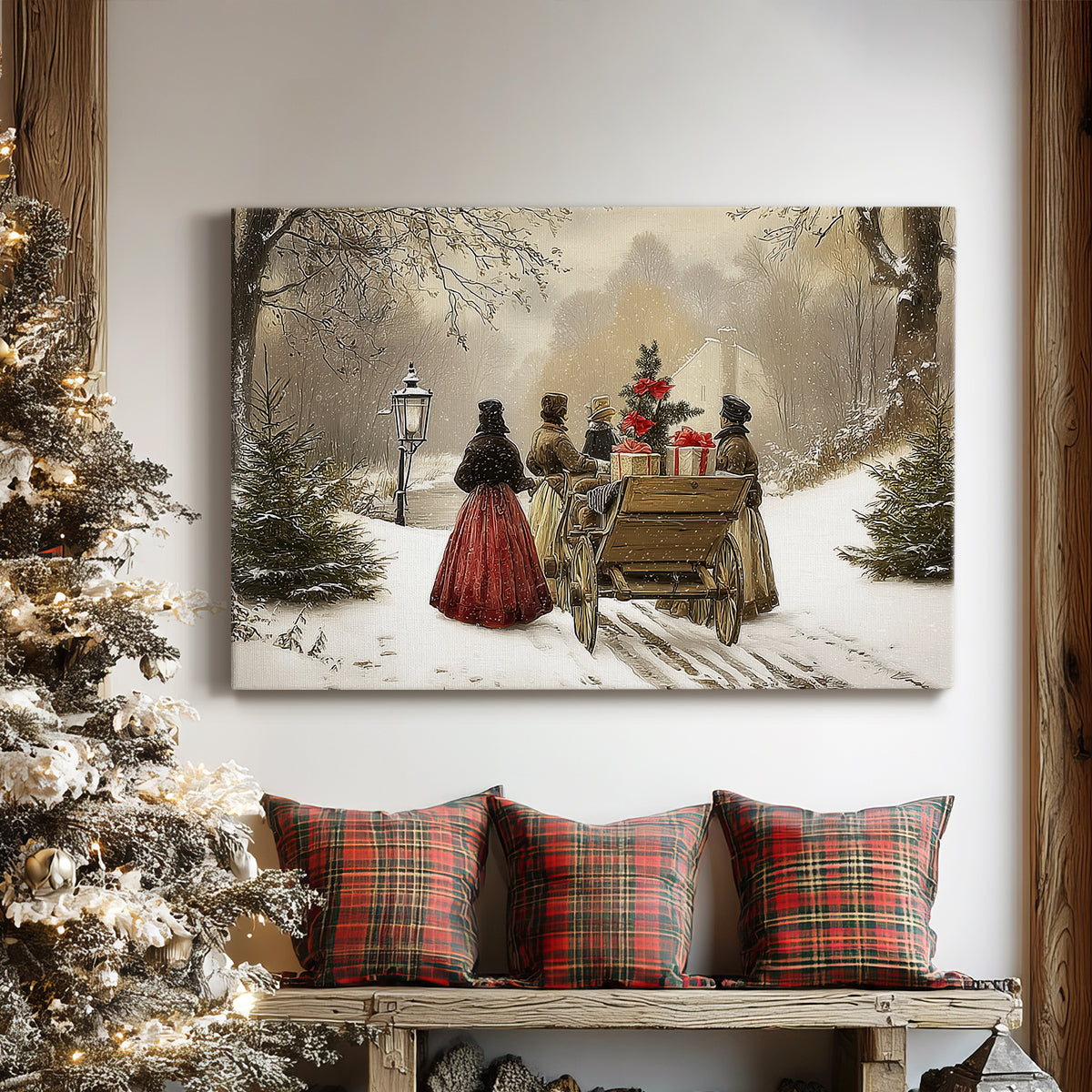Eve of Candlelit Skies - Canvas Art Print