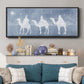 Star of Bethlehem Collection D - Floater Framed Canvas Print