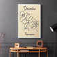 Birth Month XII - Canvas Art Print