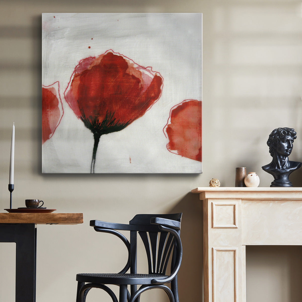 Red Drops III - Canvas Art Print