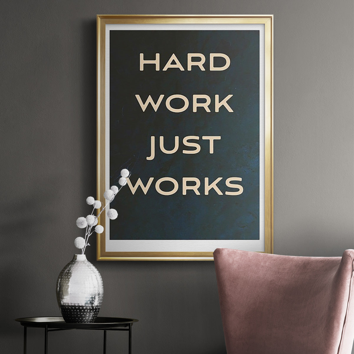 Bro-Inspo I - Modern Framed Canvas Print