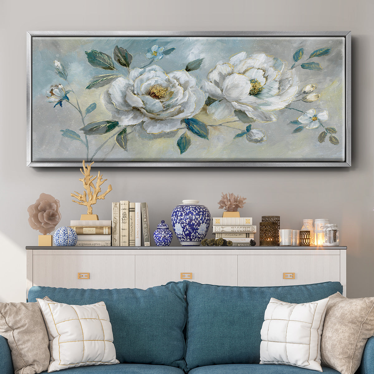 Darling Duo - Floater Framed Canvas Print