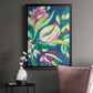 Blue Tropics III - Modern Framed Canvas Print