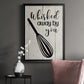 Whisked Away - Modern Framed Canvas Print