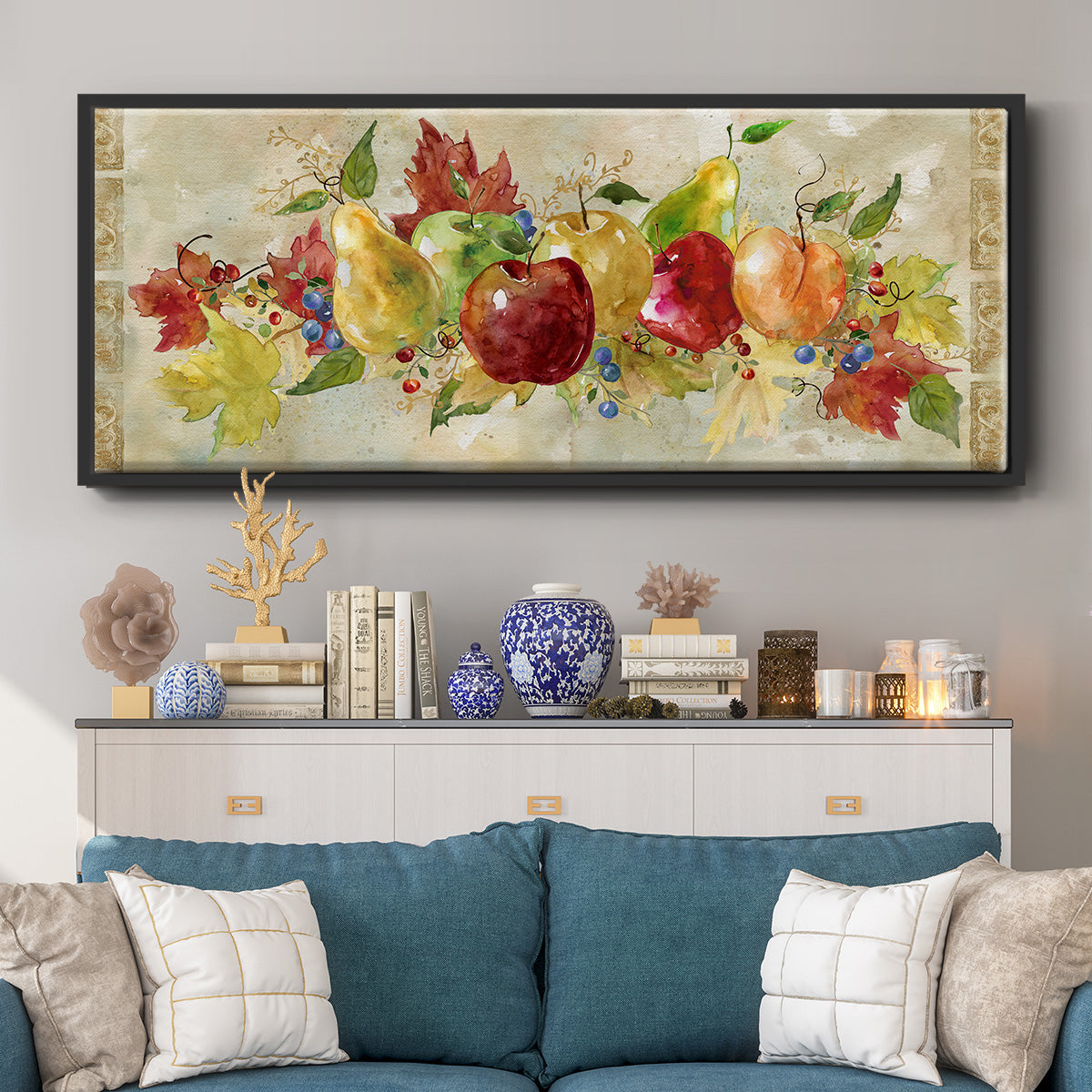 Venetian Fruit - Floater Framed Canvas Print